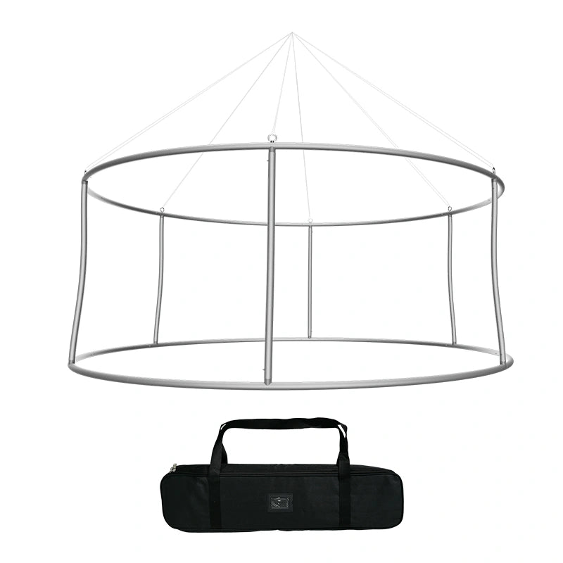 Trade show booth circle hanging sign with full-color printing