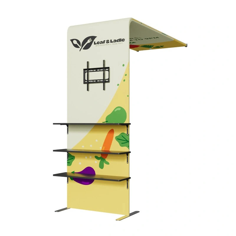 10x10ft trade show booth kit B3 with seamless fabric graphics