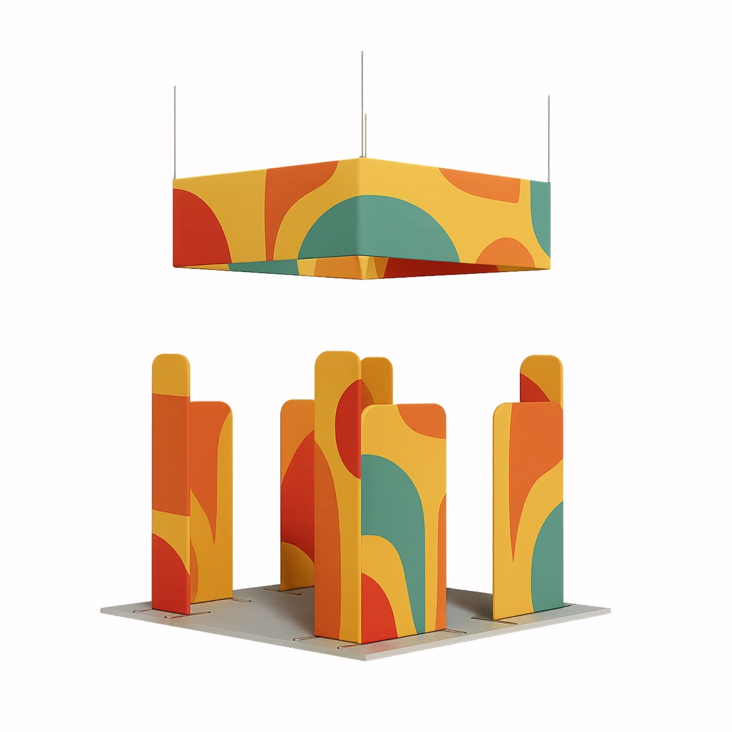 10x10ft trade show booth kit B4 for exhibitions and events