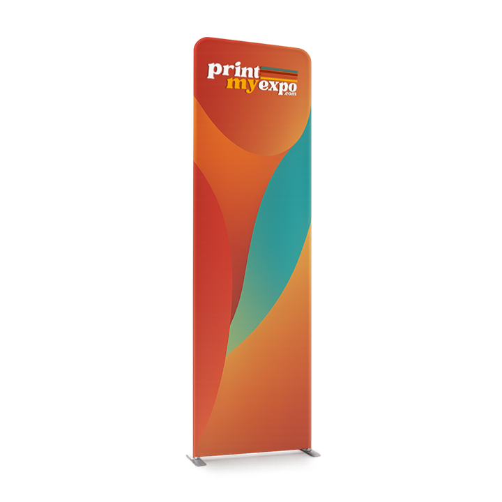 Fabric Banner Stand (Round Corners) - Flame-Retardant 240g Tension Fabric