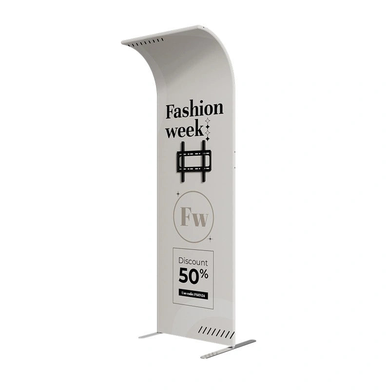 10x20ft trade show booth kit A4 with seamless graphic panels