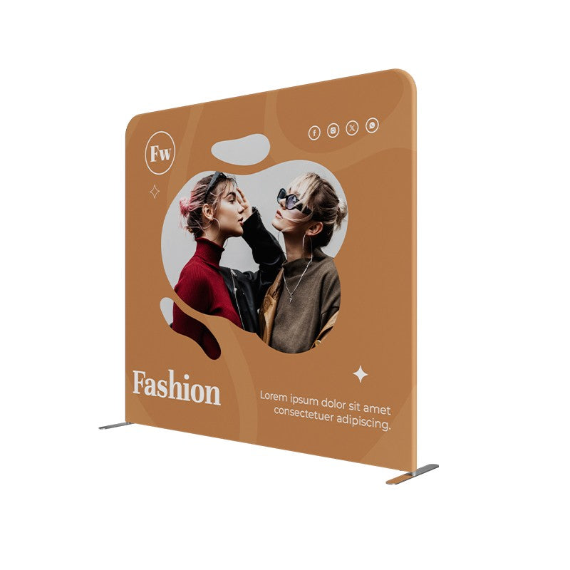 10x20ft Trade Show Booth Kit - A4 Flame-Retardant 240g Tension Fabric