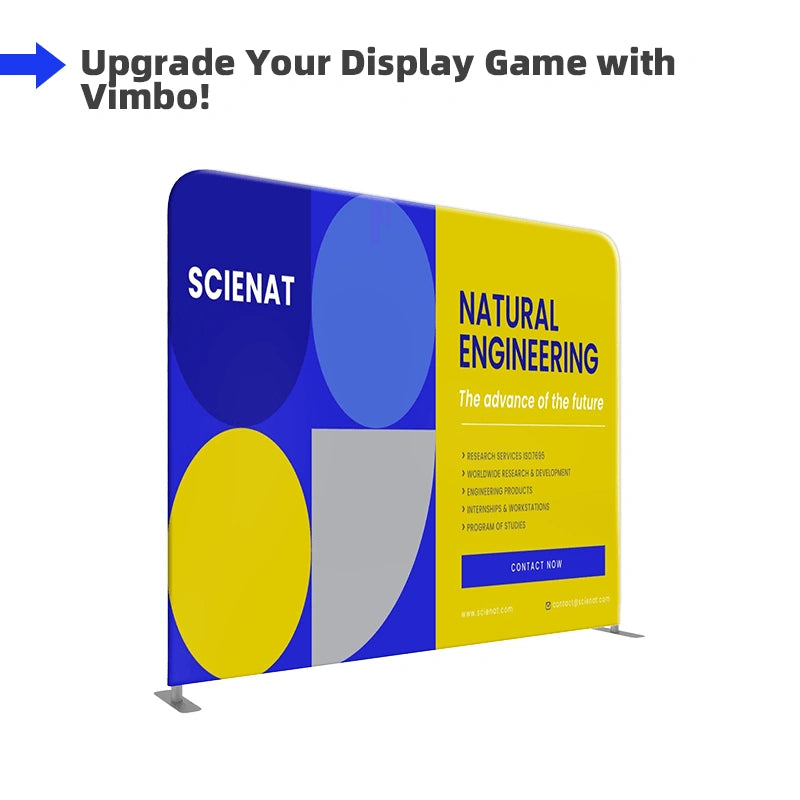 fabric wedding decor panel stand for event setup