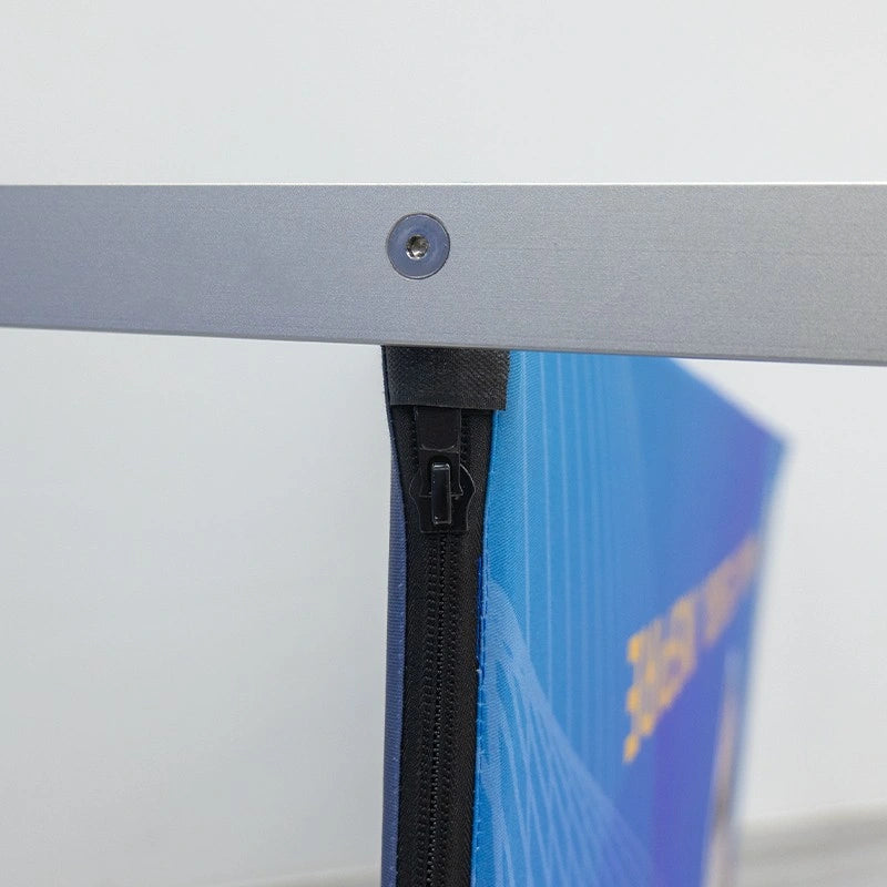 Professional magnetic fabric display for exhibitions