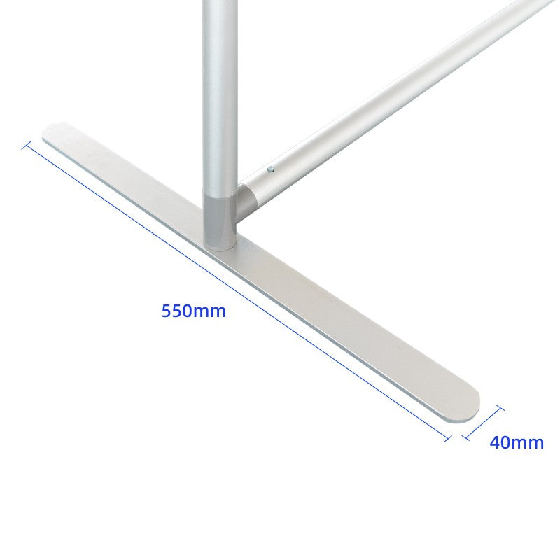 Magnetic Straight Fabric Banner Stand - Flame-Retardant 240g Tension Fabric