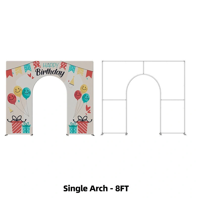 Open Door Arch Display designed to frame guests and create memorable photo moments at weddings and special events