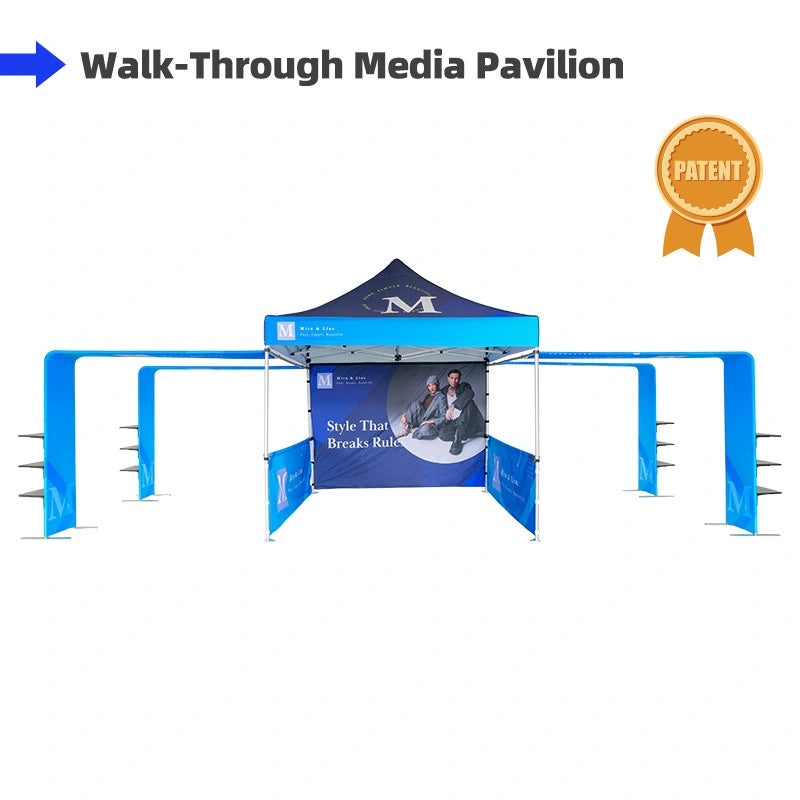 Custom printed retail tent display solution