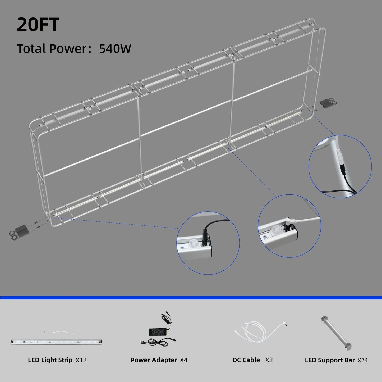 Custom tension fabric display backdrop for marketing events