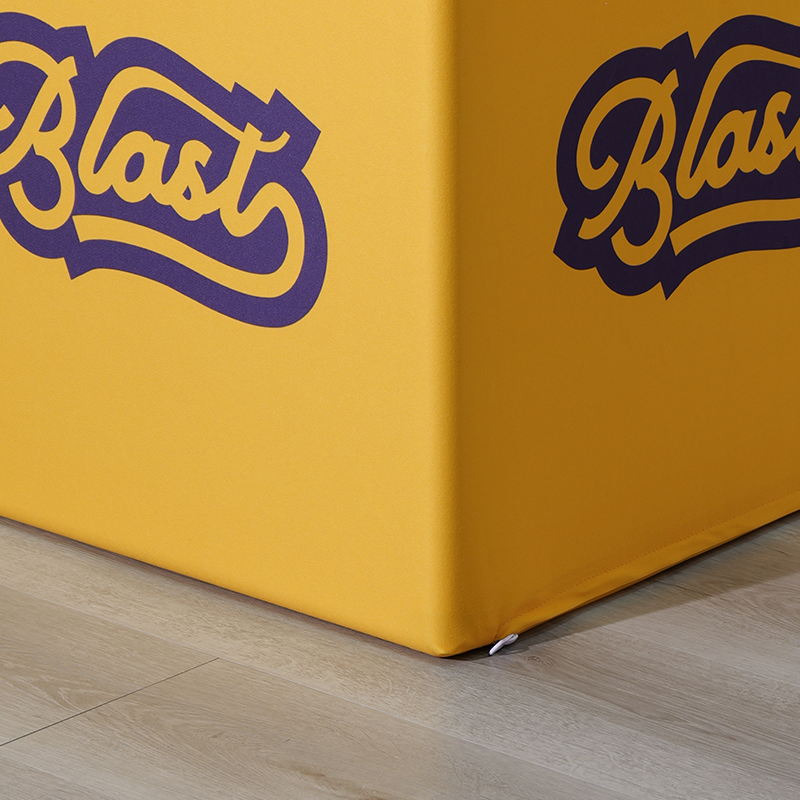 3D Cube Displays - Flame-Retardant 240g Tension Fabric