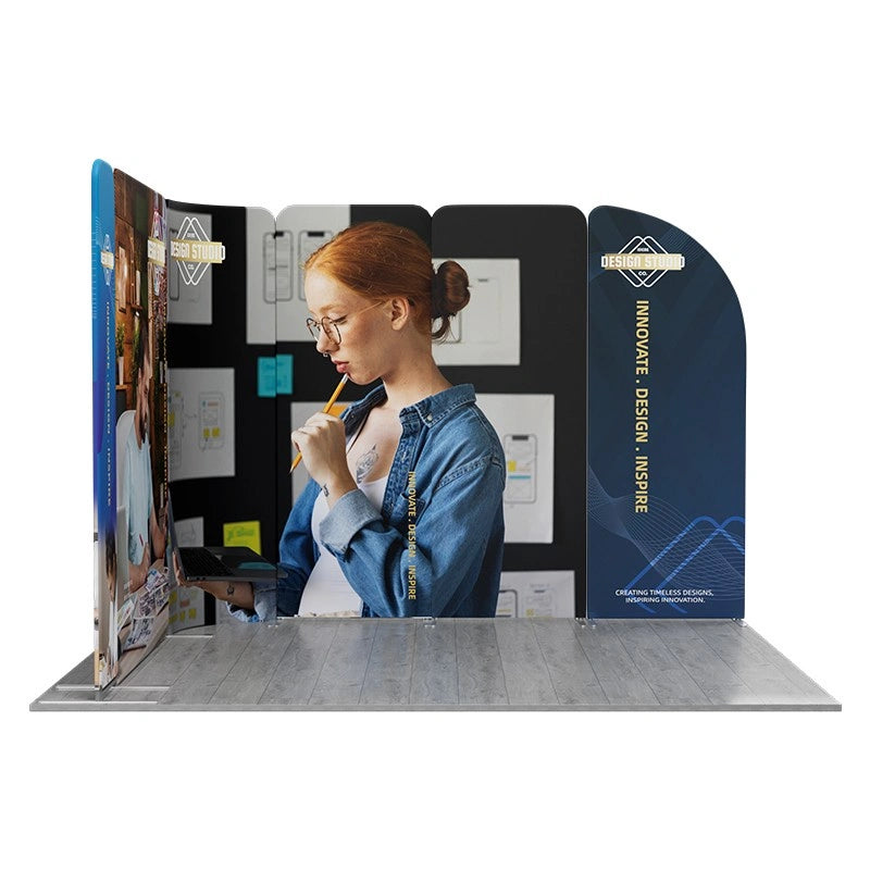 Professional 3x3m modular magnetic display