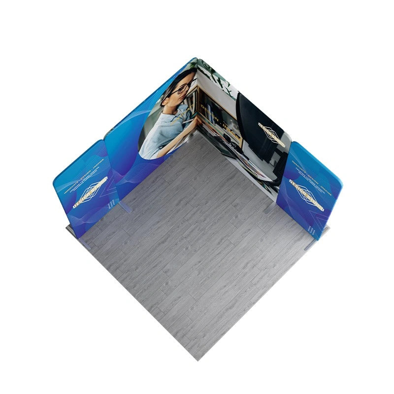 Portable 10x10 magnetic trade show display system