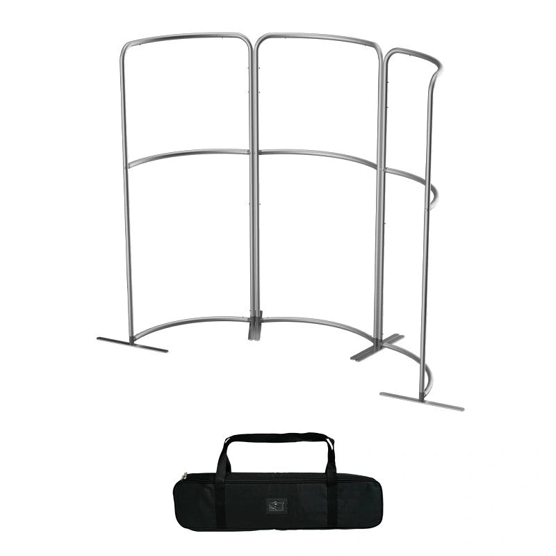 Reconfigurable 6.5x6.5ft modular booth setup