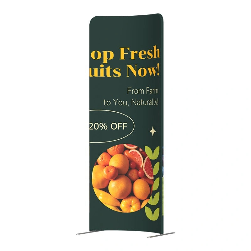 10x20ft business exhibition booth with branded graphics designed to manage multiple visitor interactions comfortably
