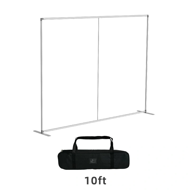 Straight tension fabric display pillowcase graphic stretched on square frame