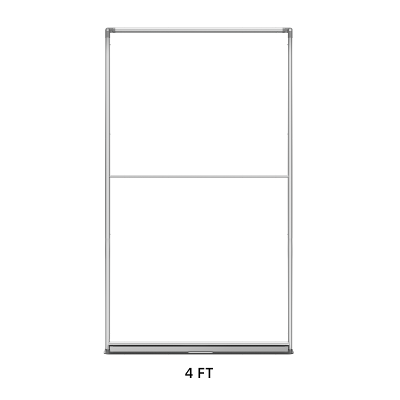 Fabric Banner Stand-Premium (Square Corners) - Flame Retardant 240g Tension Fabric