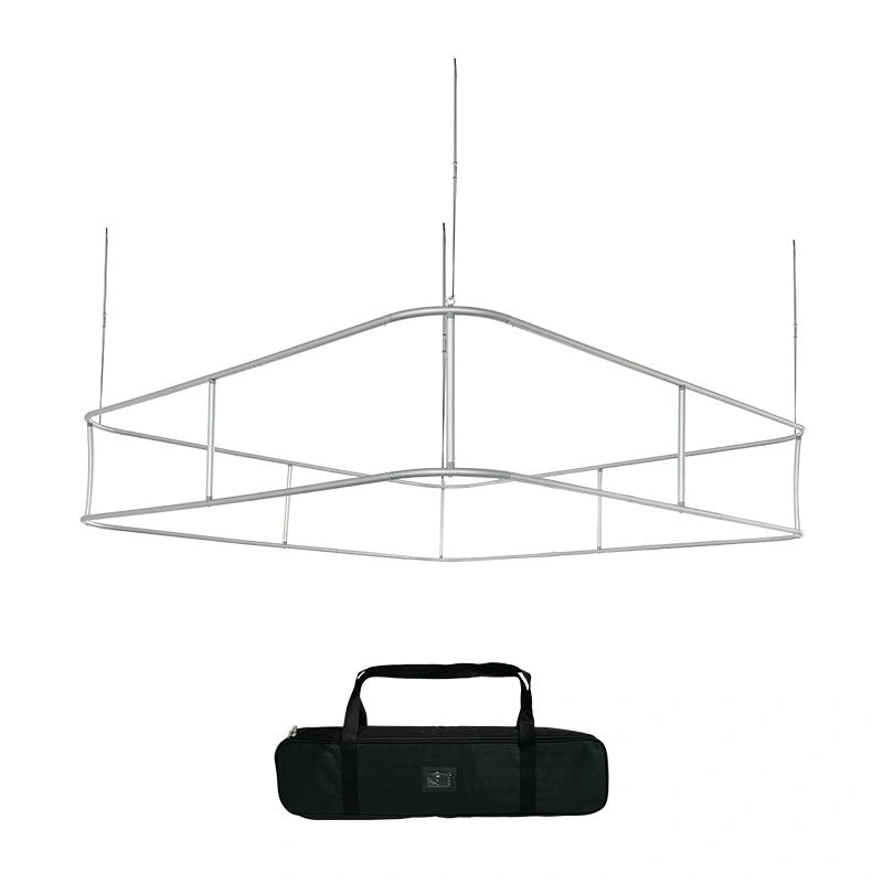 Custom printed square hanging display for exhibitions