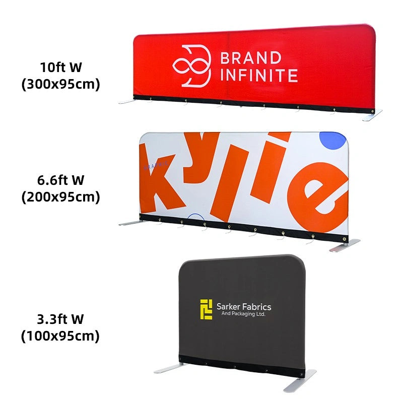 Back view of crowd control barriers highlighting support structure