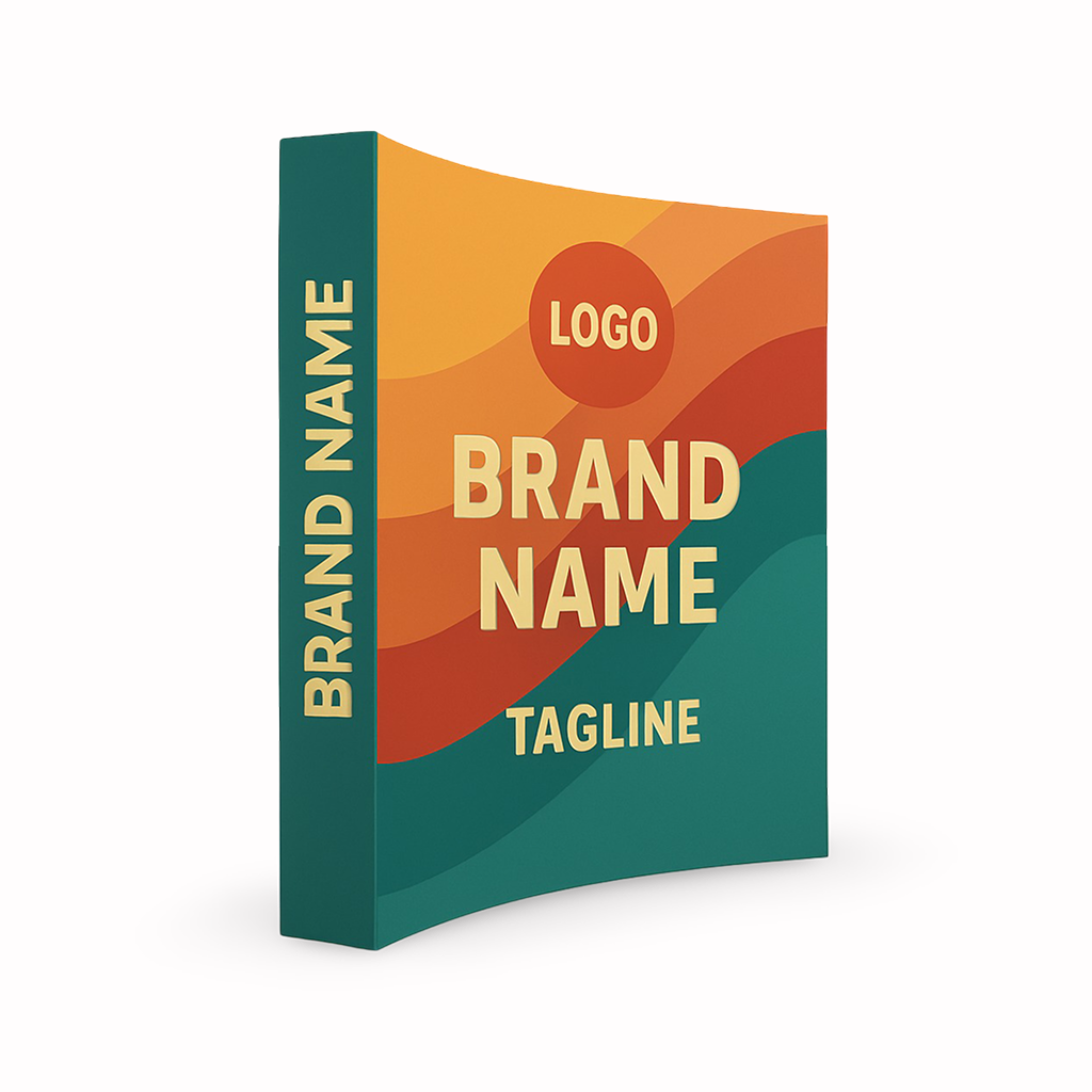 Curved Fabric Popup Displays