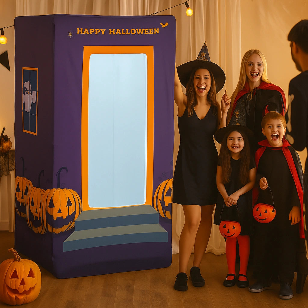 Decorative doll theme photo booth for celebrations, photos, and branding