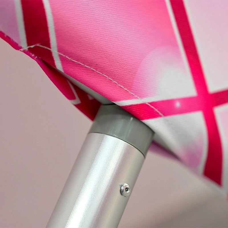 Heart shaped event backdrop with wrinkle-free tension fabric finish