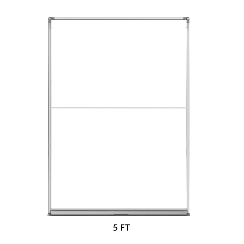 Portable premium fabric banner stand round corner backdrop