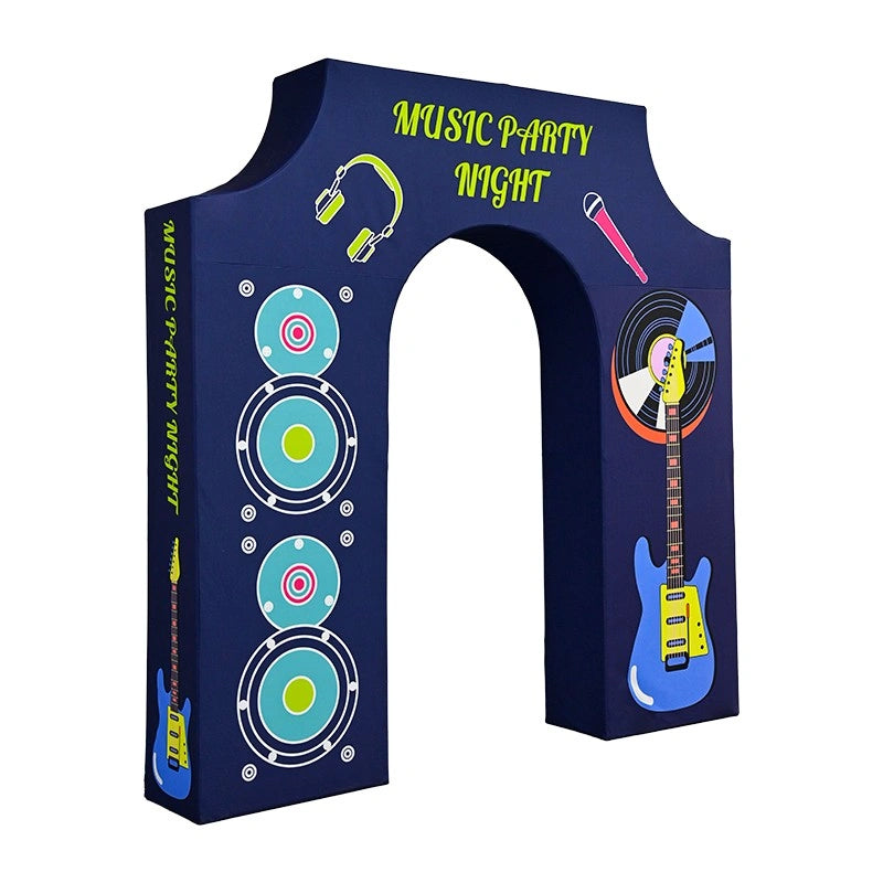 Custom 3D entrance arch creating an immersive setting for ceremonies, branded events, photo moments, and product launches