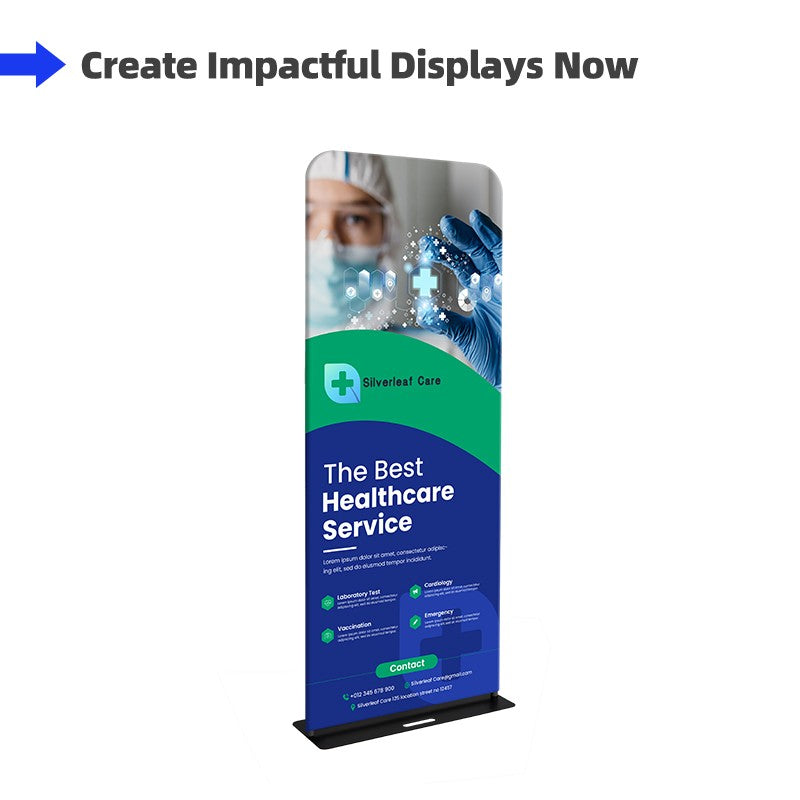 Fabric Banner Stand-Premium (Round Corners) Flame-Retardant 240g Tension Fabric