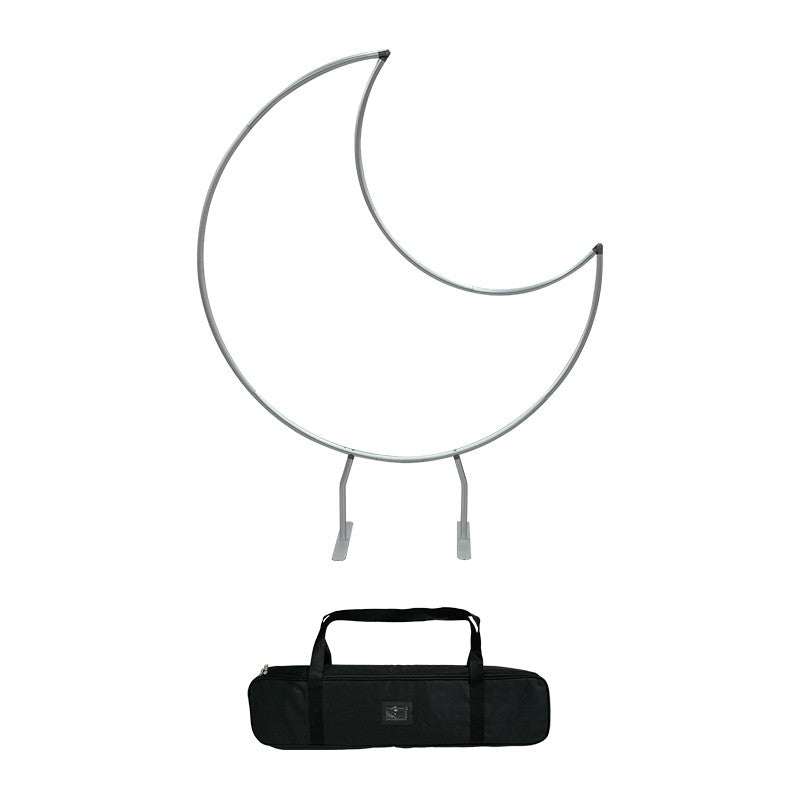 Crescent Moon Shaped Backdrop - Flame-Retardant 240g Tension Fabric