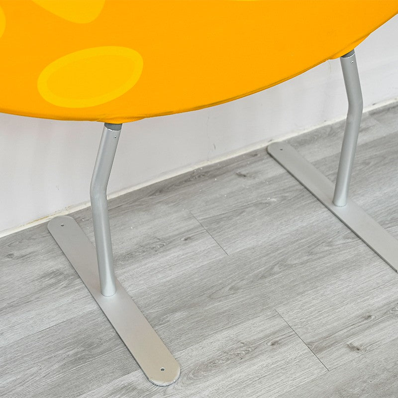 Crescent Moon Shaped Backdrop - Flame-Retardant 240g Tension Fabric