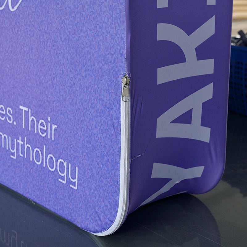 Portable 3D Straight Backdrop display for trade shows and activations