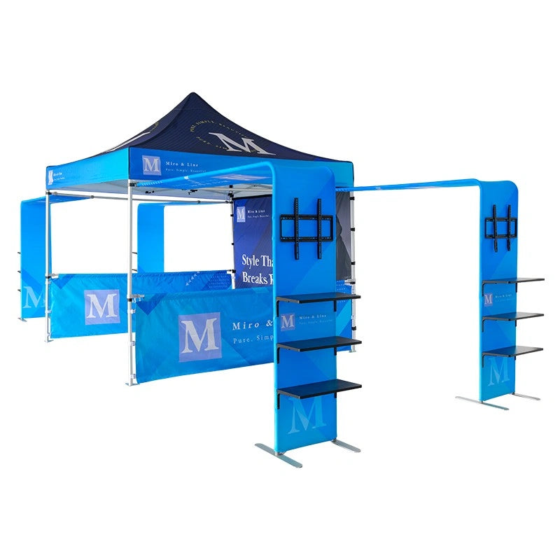 Professional event tent kit for product showcases