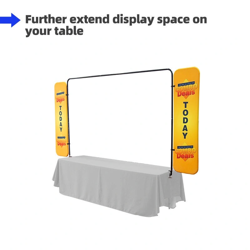 Portable Table Top Banner Side Panel display with vibrant custom graphics for promotional events