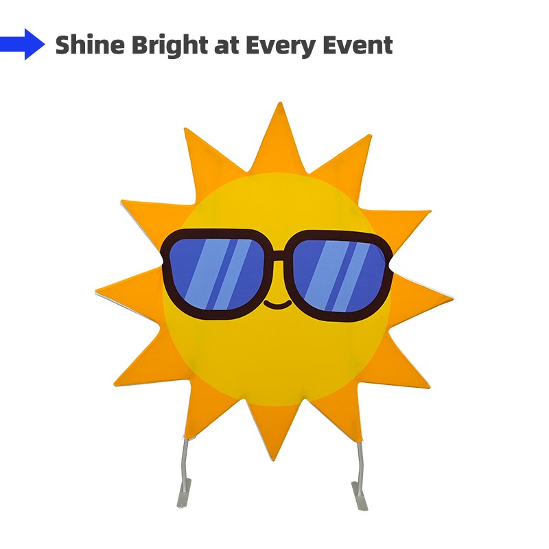 Sun Shaped Backdrop - Flame-Retardant 240g Tension Fabric