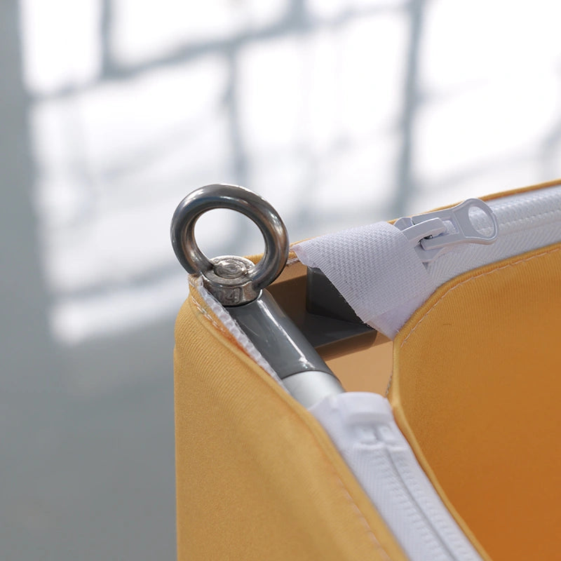 Tension fabric rectangle hanging display for trade shows