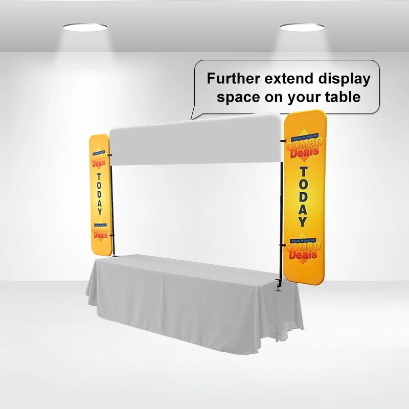 Professional Table Top Banner Side Panel designed for exhibitions, conferences, and retail displays