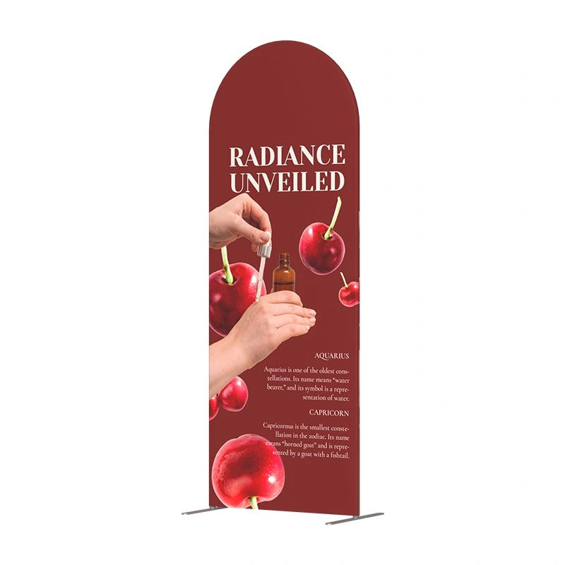 Portable B6 trade show display system designed for product showcases, lead generation, and event marketing