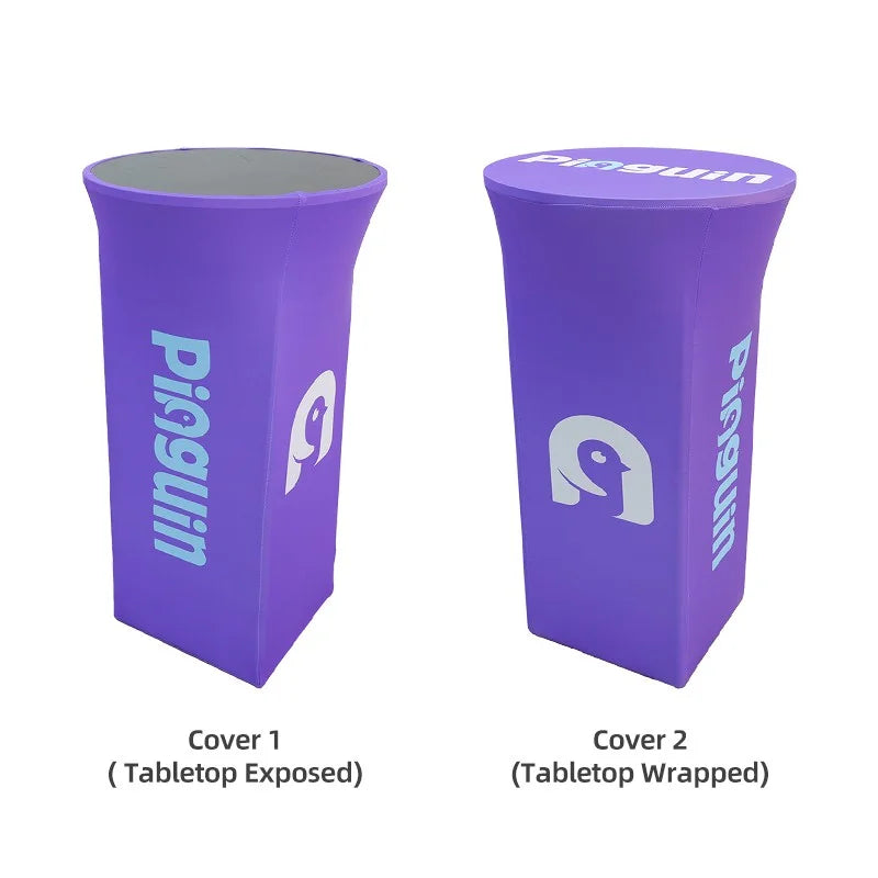 Portable Bar Height Display Counter for client conversations, product presentations, and trade show booths