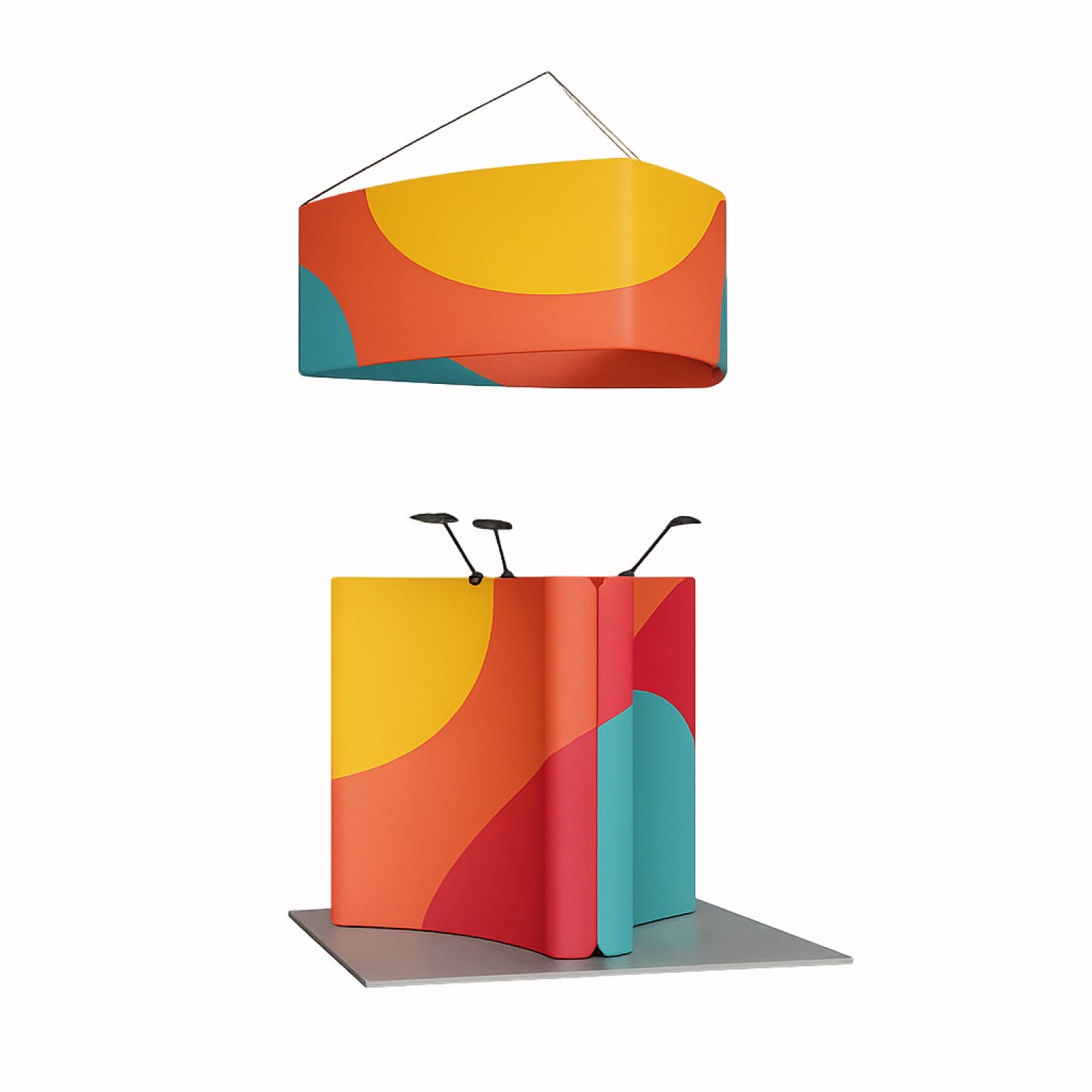 10x10ft trade show booth kit A5 for exhibitions and events