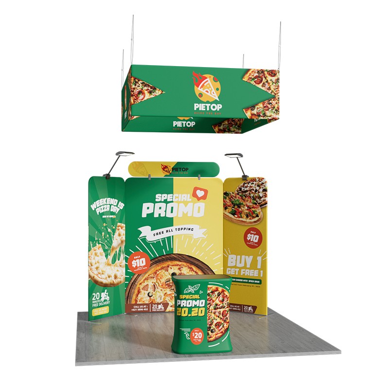 10x10ft Trade Show Booth Kit - B2