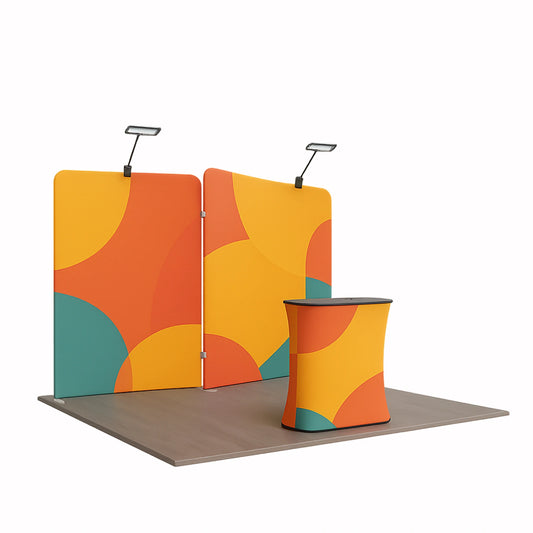 10x10ft trade show booth kit C2 for exhibitions and expos