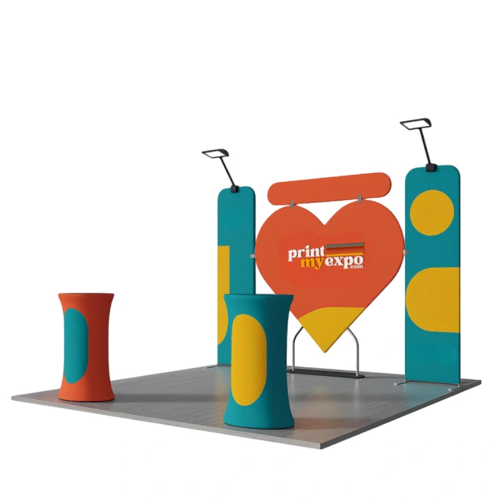10x10ft trade show booth kit D1 for exhibitions and events