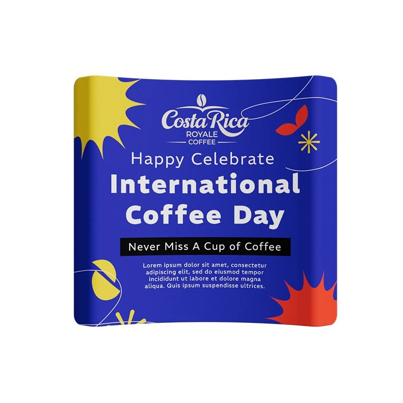 Back view showing structure of 10x10ft trade show booth kit A4