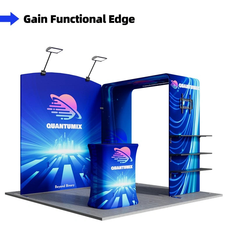 Complete 10x10ft trade show booth kit C3 display setup