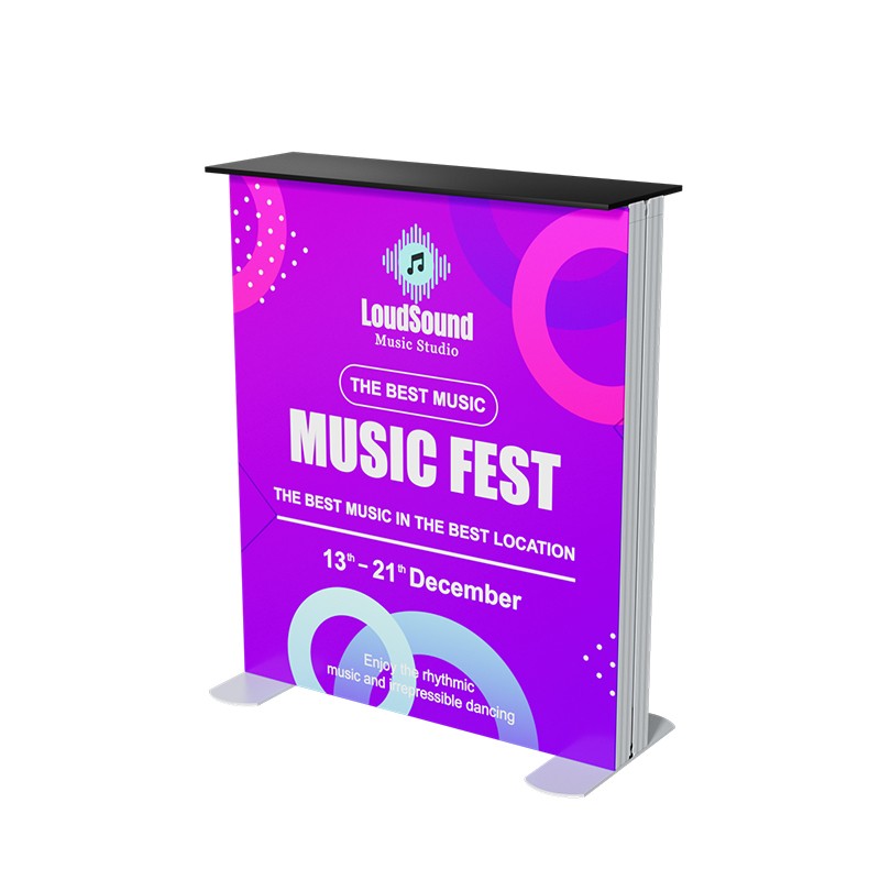 10x10ft Trade Show Booth Kit - D3 Flame-Retardant 240g Tension Fabric