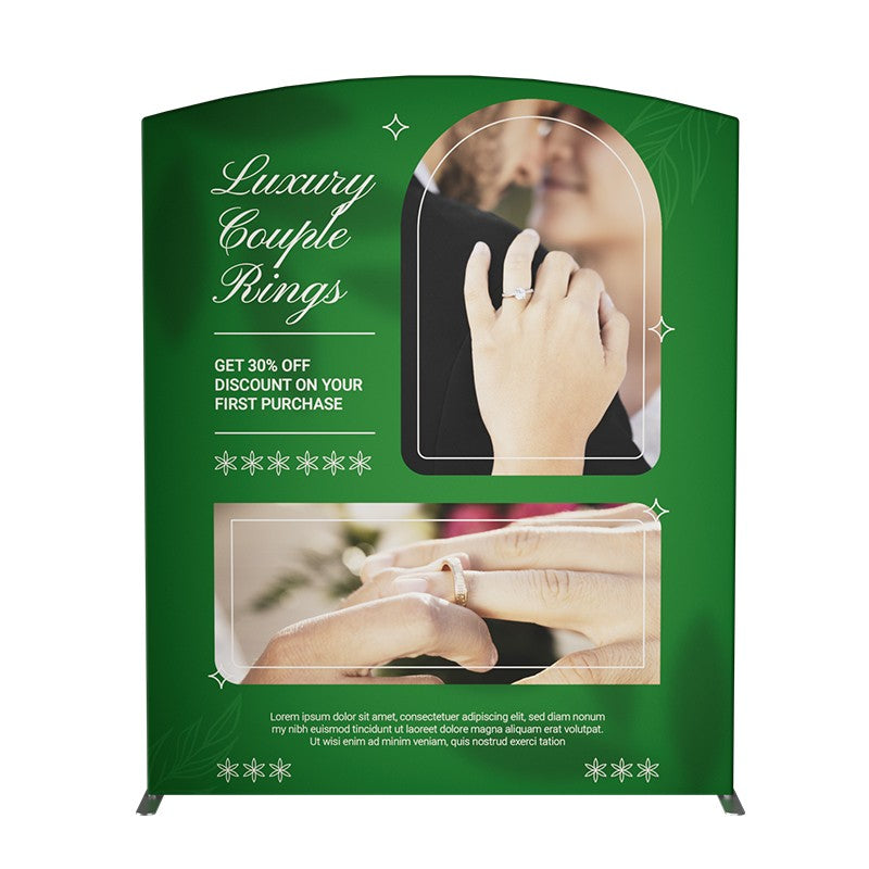 10x15ft Trade Show Booth Kit - C1 - Flame-Retardant 240g Tension Fabric