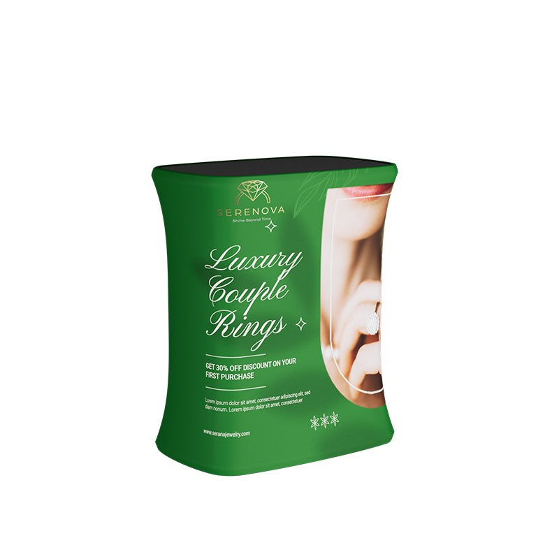 10x15ft Trade Show Booth Kit - C1 - Flame-Retardant 240g Tension Fabric