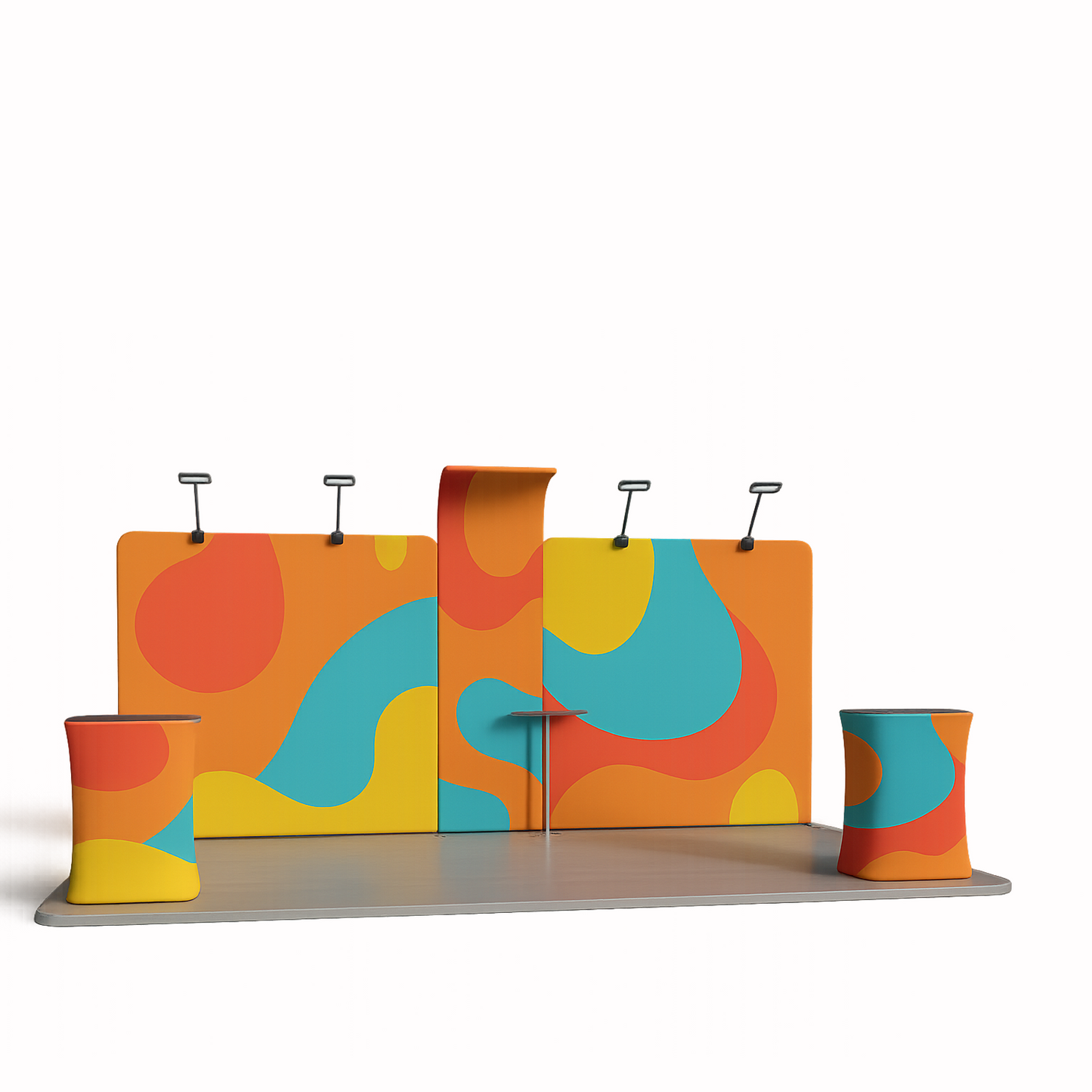 10x20ft Trade Show Booth Kit - A4 Flame-Retardant 240g Tension Fabric