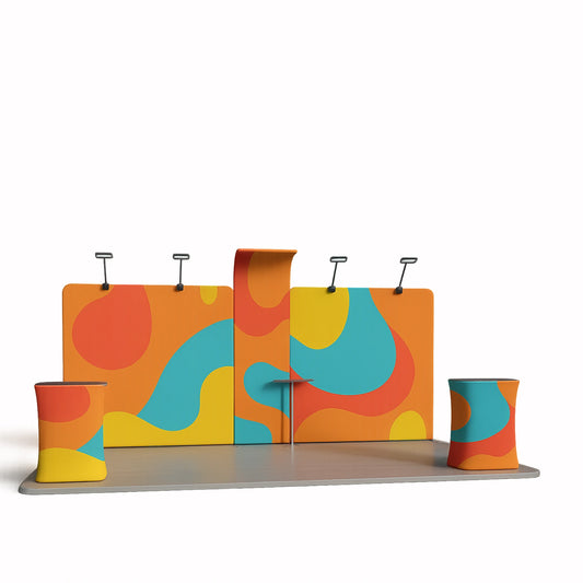 10x20ft trade show booth kit A4 for exhibition displays