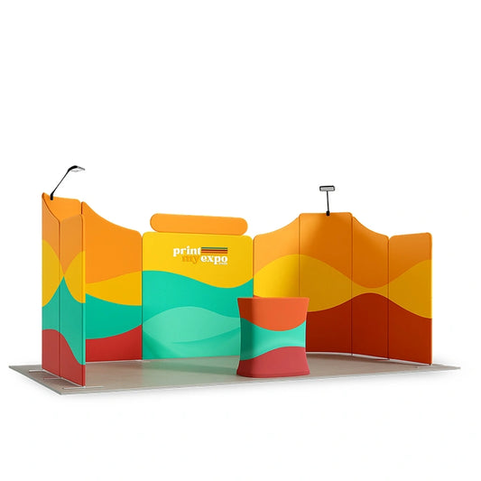 10x20ft trade show booth kit B4 for exhibitions and events