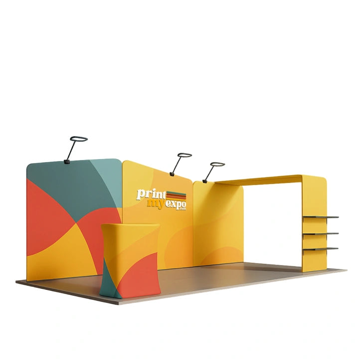10x20ft trade show booth kit C1 for exhibitions and events